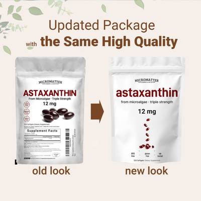 Astaxanthin 12mg - Antioxidant Softgels