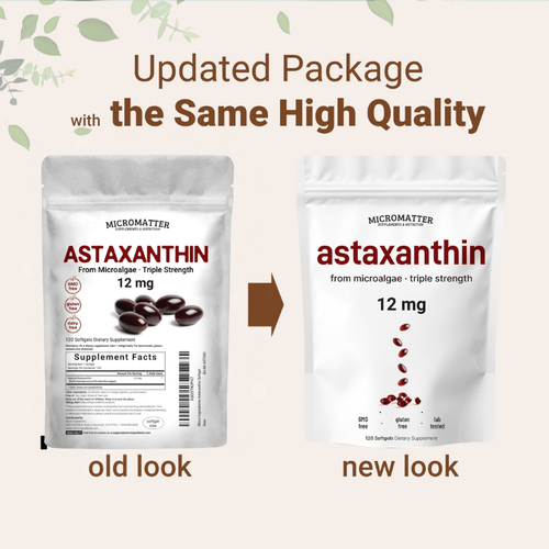 Astaxanthin 12mg - Antioxidant Softgels