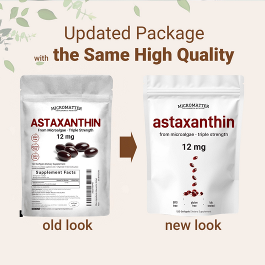 Astaxanthin 12mg - Antioxidant Softgels